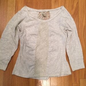 Eyelash Lace Sweatshirt